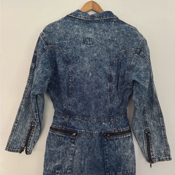 Fashion Nova Blue Denim Long Sleeve Dress - Picture 6 of 6